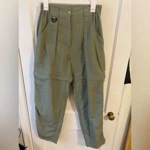 Bimini Bay Cargo Pants Convertible Zip Off Nylon size Large